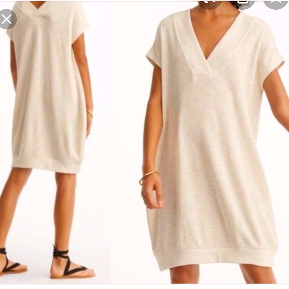 Lou & Grey Double V Sweater dress